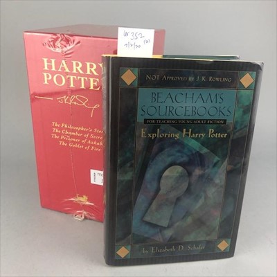 Lot 352 - A BOXED SET OF HARRY POTTER BOOKS