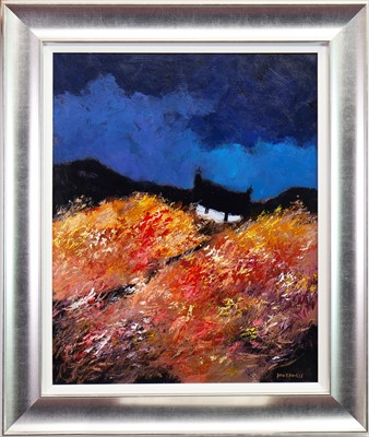 Lot 550 - THE WILD PLACE, AN OIL BY GEORGE SOMERVILLE
