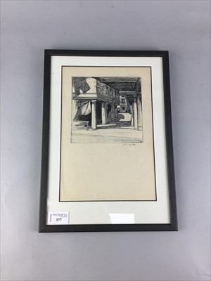 Lot 377 - AN ETCHING BY D.Y. CAMERON