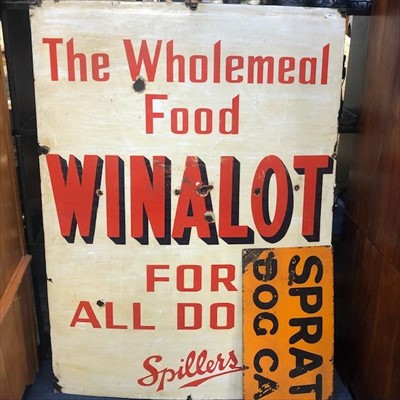 Lot 383 - A LOT OF TWO ADVERTISING SIGNS