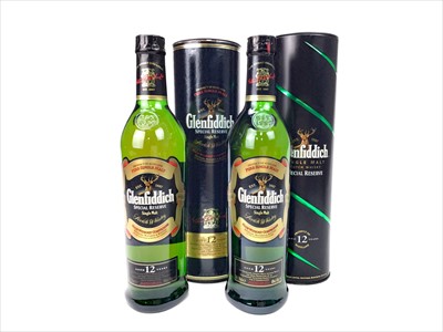 Lot 358 - TWO BOTTLES OF GLENFIDDICH SPECIAL RESERVE AGED 12 YEARS