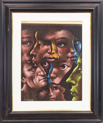 Lot 721 - MULTI-FACETED, A PASTEL BY FRANK MCFADDEN