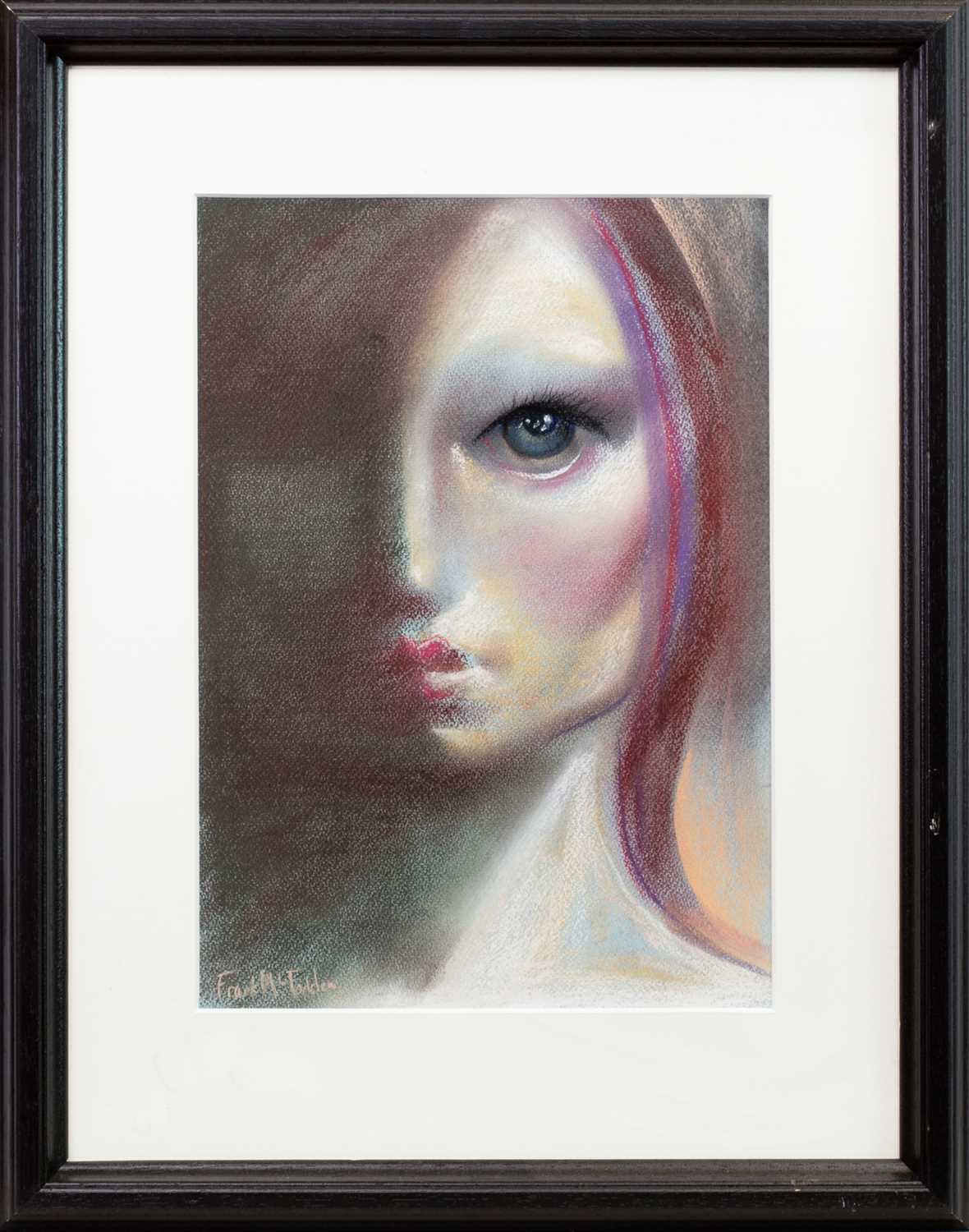 Lot 741 - OCEAN EYES, A PASTEL BY FRANK MCFADDEN