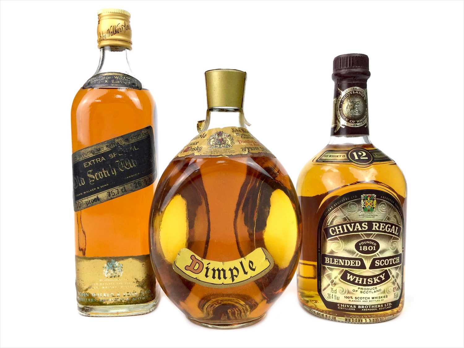 Lot 430 - DIMPLE, CHIVAS REGAL 12 YEARS OLD AND