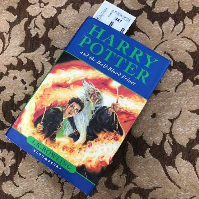 Lot 487 A FIRST EDITION HARRY POTTER AND THE HALF
