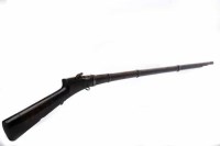 Lot 1198 - INDO-AFGHAN MATCHLOCK MUSKET with tapering...