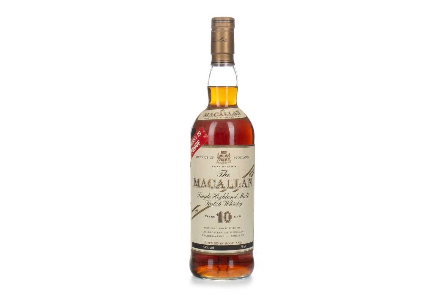 Lot 116 - MACALLAN 10 YEARS OLD 100 PROOF