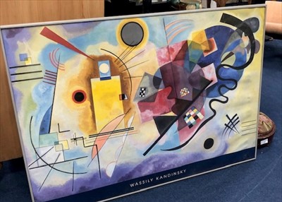 Lot 509 - A WASSILY KANDINSKY PRINT