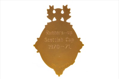 Lot 1764 - RANGERS F.C. INTEREST - SCOTTISH CUP RUNNERS UP MEDAL AWARDED TO RONNIE MCKINNON 1970/71