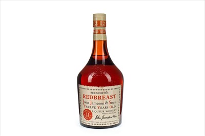 Lot 1 - GILBEY'S REDBREAST LIQUEUR WHISKEY 12 YEARS OLD