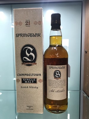 Lot 34 - SPRINGBANK 21 YEARS OLD