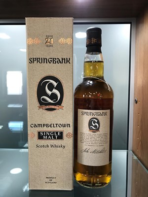 Lot 41 - SPRINGBANK 21 YEARS OLD