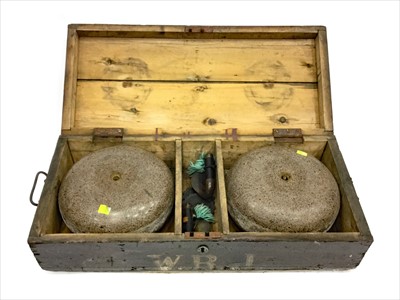Lot 1802 - A PAIR OF EARLY 20TH CENTURY CURLING STONES