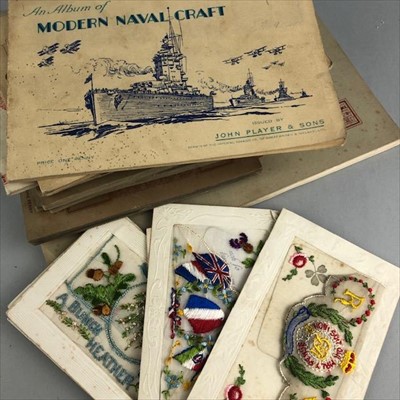 Lot 63 - A LOT OF ELEVEN ALBUMS OF CIGARETTE CARDS AND LOOSE EXAMPLES