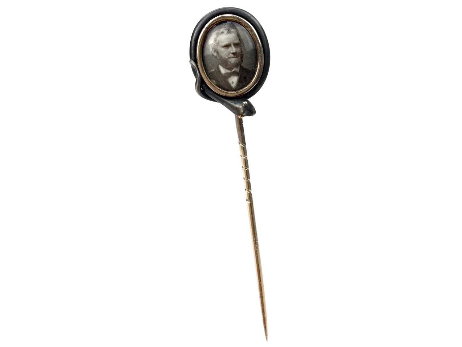 Lot 1665 - QUEEN VICTORIA INTEREST - MEMORIAL STICK PIN COMMEMORATING FRANCIS CLARK