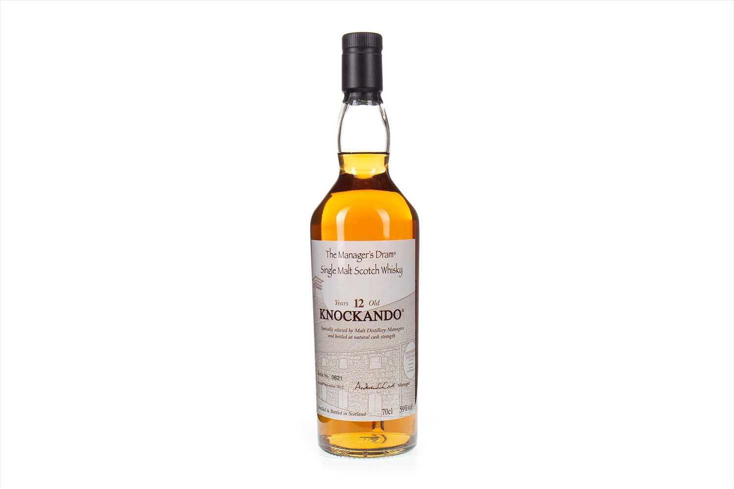 Lot 28 - KNOCKANDO MANAGERS DRAM 12 YEARS OLD
