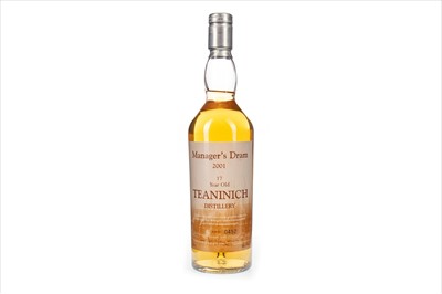 Lot 25 - TEANINICH THE MANAGERS DRAM AGED 17 YEARS