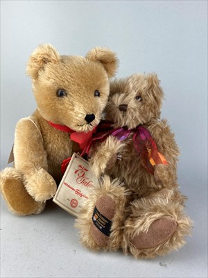 Lot 145 - A HERMANN TEDDY BEAR AND A CANTERBURY TEDDY BEAR