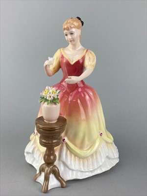 Lot 158 - A ROYAL DOULTON FIGURE OF 'SARAH' AND TWO OTHER FIGURES