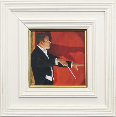 Lot 554 - ME AND MY SHADOW, AN OIL BY ALAN KING