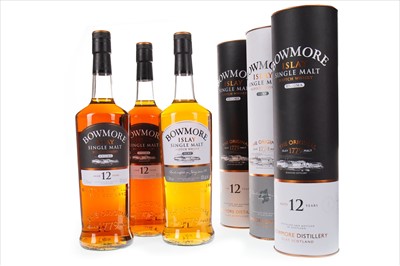 Lot 56 - TWO LITRES OF BOWMORE ENIGMA AND ONE LITRE OF BOWMORE SURF