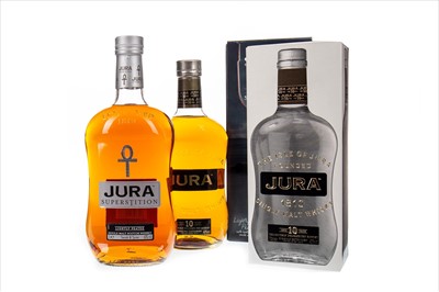 Lot 311 - ONE LITRE OF JURA SUPERSTITION AND ONE BOTTLE OF JURA 10 YEARS OLD