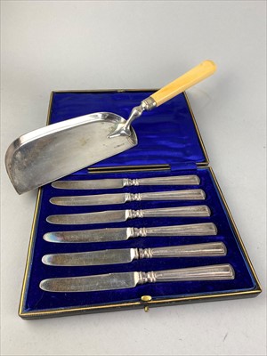 Lot 285 - A LOT OF SILVER PLATED CUTLERY