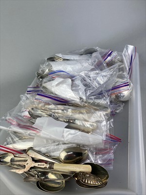 Lot 285 - A LOT OF SILVER PLATED CUTLERY