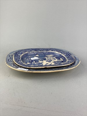 Lot 309 - A LOT OF CERAMIC JARDINIERES AND PLATES