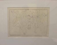 Lot 1382 - * ERIC JAMES MELLON, LADIES DANCING etching,...