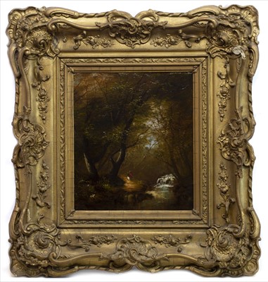 Lot 129 - INTO THE WOODS, AN OIL