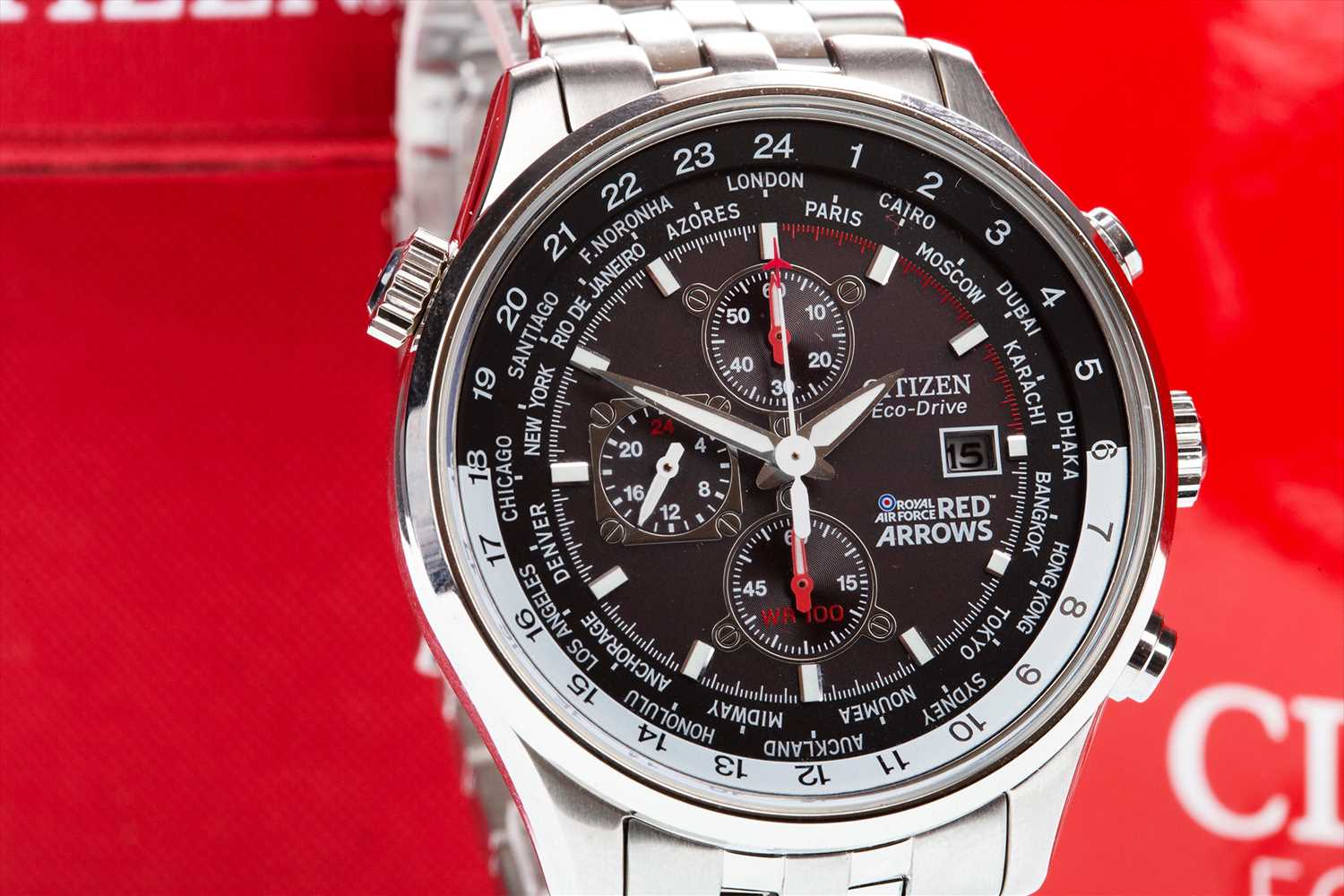 Lot 770 A CITIZEN RED ARROWS ECO DRIVE WRIST WATCH Lot 770 A CITIZEN RED ARROWS ECO DRIVE WRIST WATCH