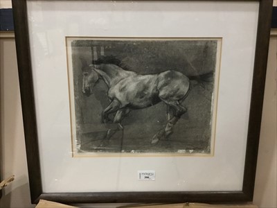 Lot 390 - A PAIR OF HORSE STUDIES BY GREGORY RANKINE