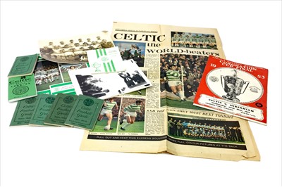 Lot 1776 - CELTIC F.C. ARCHIVE - PHOTOS, PROGRAMMES AND GUIDES