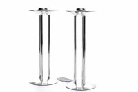 Lot 1399 - PAIR OF STAINLESS STEEL GEORG JENSEN...