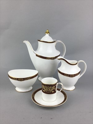Lot 428 - A LOT OF TEA WARE INCLUDING A ROYAL DOULTON COFFEE SERVICE
