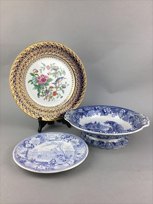 Lot 433 - A LOT OF BLUE AND WHITE CERAMICS AND AN AYNSLEY PLATE