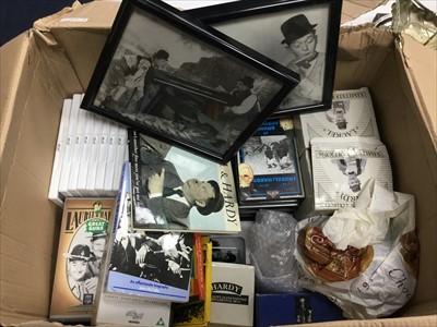 Lot 434 - A COLLECTION OF LAUREL AND HARDY MEMORABILIA