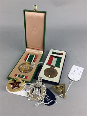 Lot 495 - TWO KUWAIT MEDALS AND THREE OTHERS