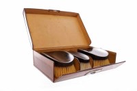 Lot 1413 - EDWARDIAN GENTLEMAN'S LEATHER VANITY CASE the...