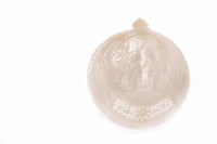 Lot 1414 - MOTHER OF PEARL CARVED PLAQUE decorated with...