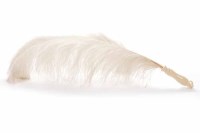 Lot 1415 - 19TH CENTURY OSTRICH FEATHER FAN formed of two...