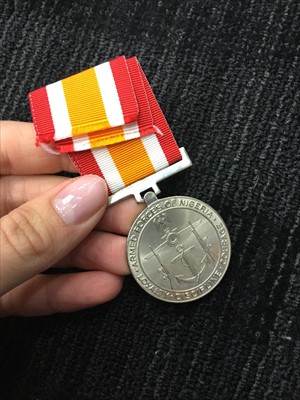 Lot 1440 - A RHODESIAN GENERAL SERVICE MEDAL AND OTHERS