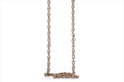 Lot 306 - A GOLD CHAIN