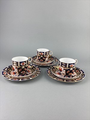 Lot 122 - A VICTORIAN ROYAL CROWN DERBY FOUR PLACE COFFEE SERVICE