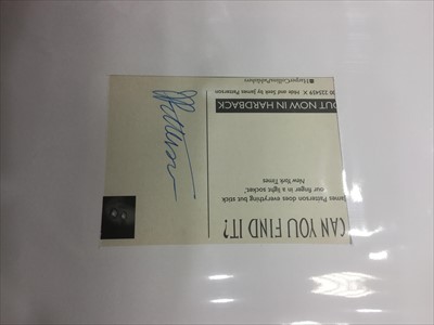Lot 1471 - A LOT OF AUTOGRAPHS AND SKETCHES