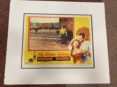 Lot 1478 - A SET OF EIGHT LOBBY CARDS FOR CONFLICT AND OTHER LOBBY CARDS