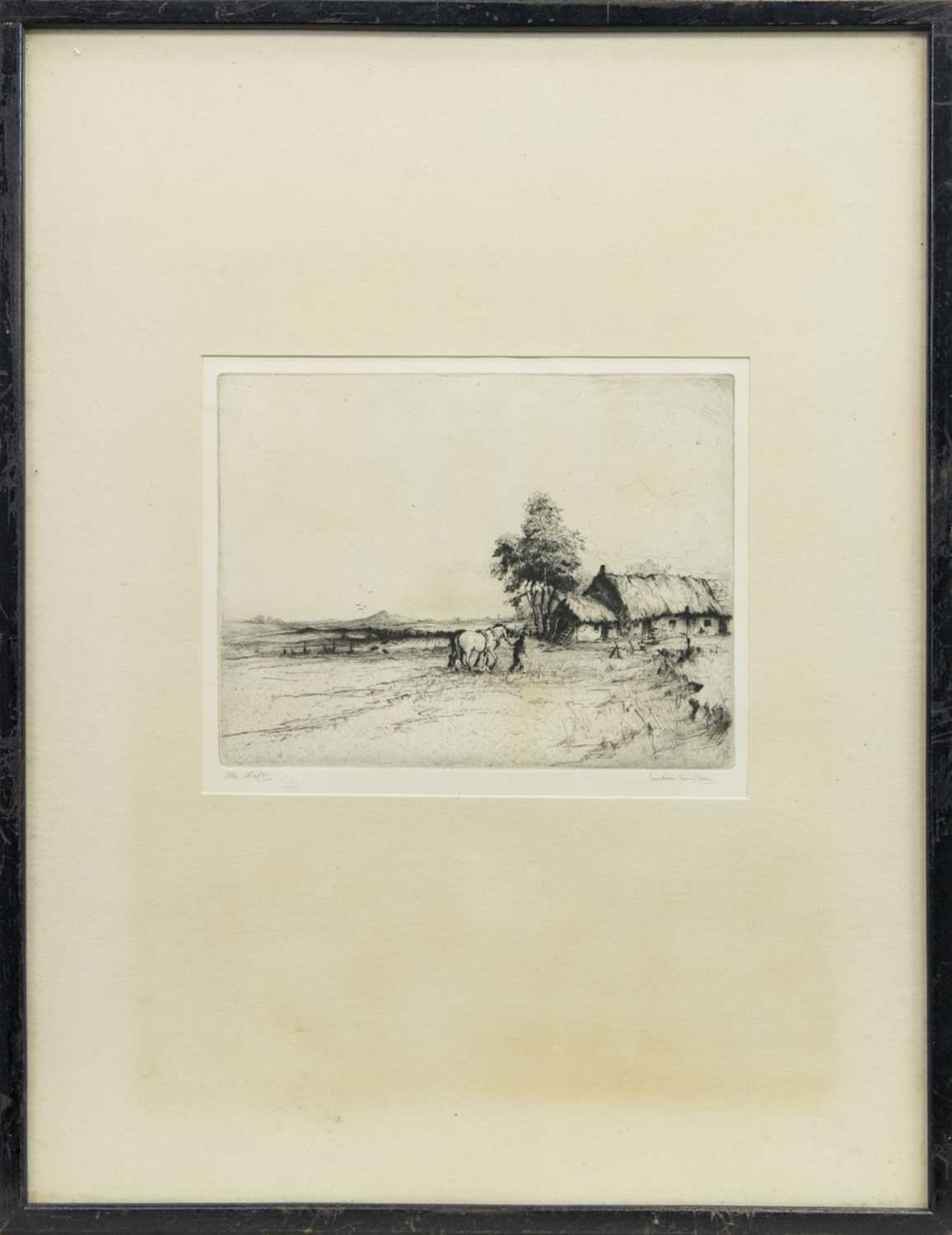 Lot 2 - THE CROFT, AN ETCHING BY HENRY JACKSON SIMPSON