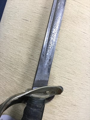 Lot 154 - A WWI OFFICERS DRESS SWORD