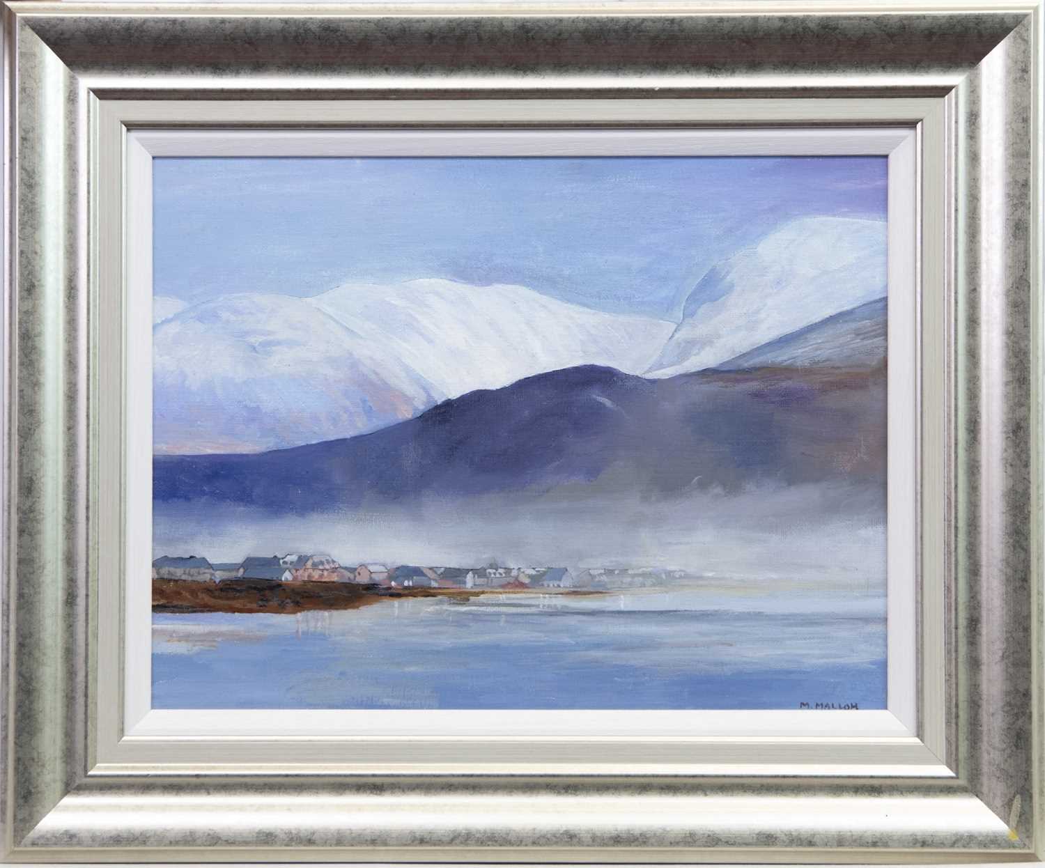 Lot 21 - CAOL AND BEN NEVIS, AN OIL BY MARGARET MALLOCH